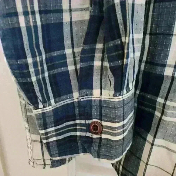 Red Head Men's Blue Plaid Button Down 100% Cotton 2XL Work Casual Outdoors Fall - Picture 5 of 9